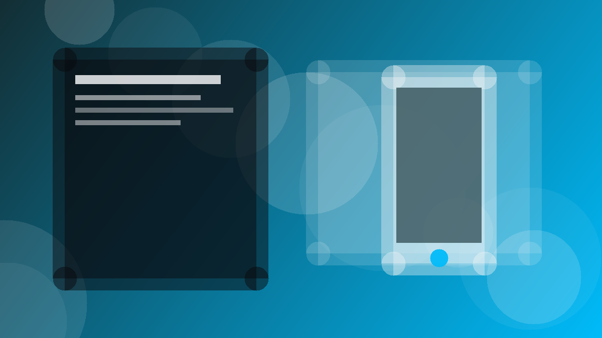 Mobile service page lead generation illustration